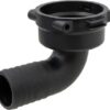 Fork coupling, female 90° AF7, 40mm hose tail