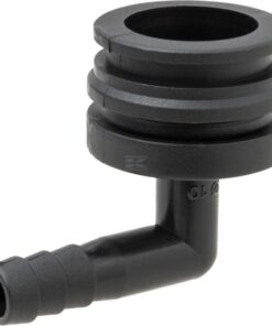 Fork coupling, male 90° AF3, 10mm hose tail