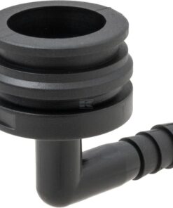 Fork coupling, male 90° AF3, 10mm hose tail
