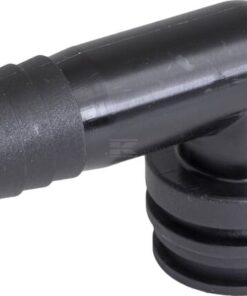 Fork coupling, male 90° AF3, 20mm hose tail