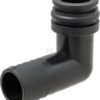 Fork coupling, male 90° AF3, 25mm hose tail 8 Fork coupling, male 90° AF3, 25mm hose tail