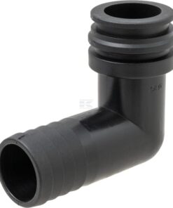 Acoplamiento de horquilla, macho 90° AF3, espiga para manguera de 25 mm