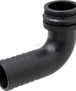 Fork coupling, male 90° AF5, 35mm hose tail