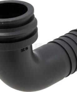 Fork coupling, male 90° AF5, 35mm hose tail