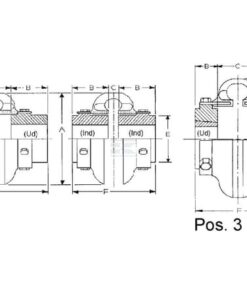 Coupling hub Omega E10 for bored