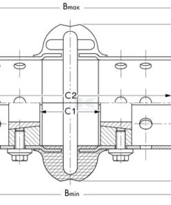 Coupling hub Viva V125 TB 1108 for taper bush