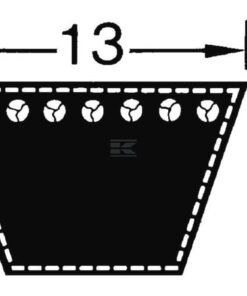 V-belt inner 2692mm 13 x 8 A106 Optibelt