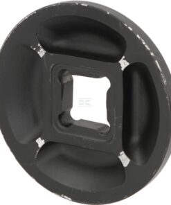 Bearing flange concave