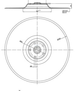 Seed drill disc 380x3