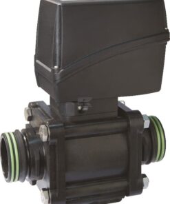 2-way electric bolted ball valves with fork couplings