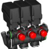 Electrovalve kit 3 sections, with bypass, T5