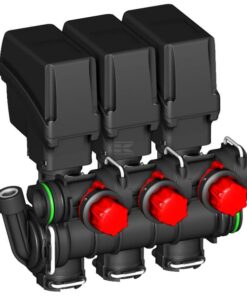 Electrovalve kit 3 sections, with bypass, T5