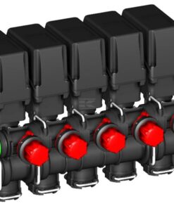 Electrovalve kit 5 sections, with bypass, T5