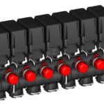 Electrovalve kit 7 sections, with bypass, T5