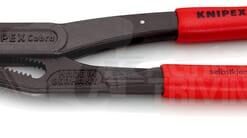 KNIPEX 87 11 250 Cobra®...matic Tenaza de agarre recubiertos de plástico antideslizante gris atramentado 250 mm