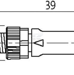 Cable ext. sensor 3 p., 10 m