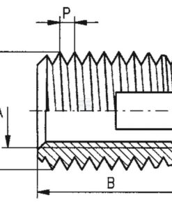 Inserto roscado ENSAT M6 x 14