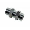 Conector doble con tuerca de seguridad