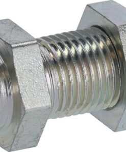 Conector doble con tuerca de seguridad