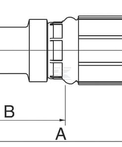 Racor pres. DN13+1/2 brida