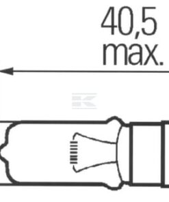 Bombilla Halógena H21W 12V 21W BAY9s Hella