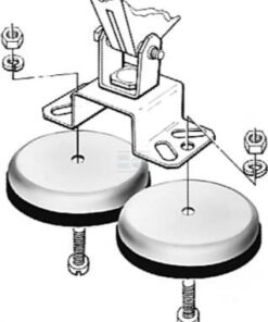 Placa magnética para faro de trabajo