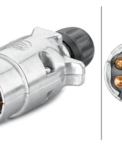 Conector macho 7 polos terminal plano 14 Conector macho 7 polos terminal plano
