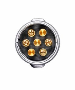 Conector macho 7 polos terminal plano 10 Conector macho 7 polos terminal plano