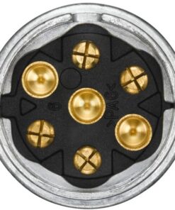 Conector macho 7 polos terminal plano 13 Conector macho 7 polos terminal plano