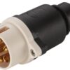 Conector macho 7 polos contacto atornillado