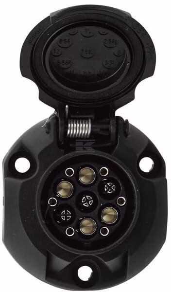 Base de enchufe WEST 7-13 polos 5 Base de enchufe WEST 7-13 polos
