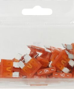 Fusible tipo enchufe estándar 32V 40A Longitud 18,6mm naranja paquete 50 unidades Hella