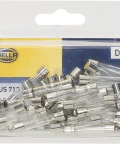 Fusible Cristal 5A Longitud 32mm transparente paquete 50 unidades Hella