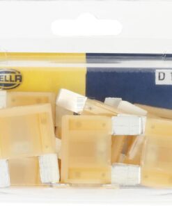 Fusible tipo Maxi 80A, longitud 34,1 mm, blanco, paquete 10 unidades, Hella