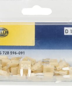 Fusible tipo enchufe Mini 25A Longitud 10,9mm blanco paquete 50 unidades Hella 9 Fusible tipo enchufe Mini 25A Longitud 10,9mm blanco paquete 50 unidades Hella