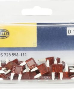 Fusible tipo enchufe Mini 7,5A Longitud 10,9mm marrón paquete 50 unidades Hella
