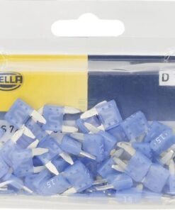 Fusible tipo enchufe Mini 15A Longitud 10,9mm azul paquete 50 unidades Hella