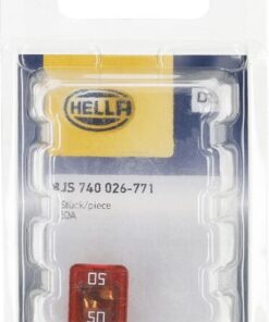 Fusible Pal 50A, longitud 12 mm, rojo Hella