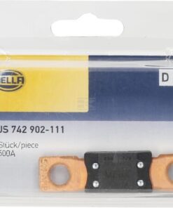Fusible Mega 500A Longitud 68,6mm marrón Hella