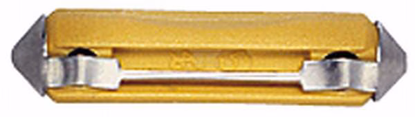 Fusible Torpedo 5A, longitud 25 mm, amarillo, paquete 100 unidades, Hella 4 Fusible Torpedo 5A, longitud 25 mm, amarillo, paquete 100 unidades, Hella