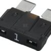 Fusible tipo enchufe estándar 32V 1A Longitud 18,6mm negro paquete 50 unidades Hella