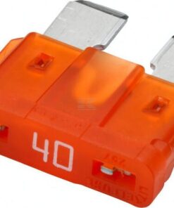 Fusible tipo enchufe estándar 32V 40A Longitud 18,6mm naranja paquete 50 unidades Hella