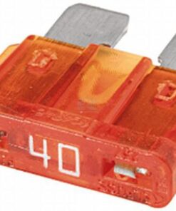 Fusible tipo enchufe estándar 32V 40A Longitud 18,6mm naranja paquete 50 unidades Hella