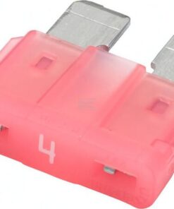 Fusible tipo enchufe estándar 32V 4A Longitud 18,6mm rosa paquete 50 unidades Hella