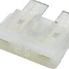 Fusible tipo enchufe estándar 12V 25A, longitud 18,8 mm, blanco, paquete 10 unidades, Hella