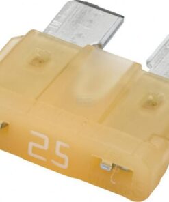 Fusible tipo enchufe estándar 32V 25A Longitud 18,6mm blanco paquete 50 unidades Hella