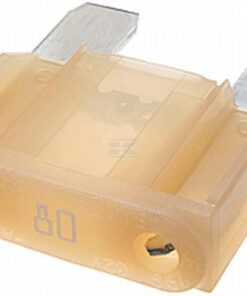 Fusible tipo Maxi 80A, longitud 34,1 mm, blanco, paquete 10 unidades, Hella