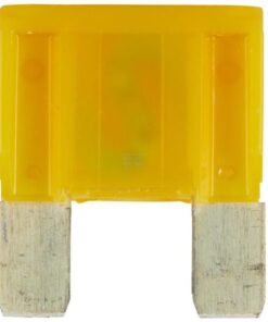 Fusible tipo Maxi 20A, longitud 34,1 mm, , amarillo, paquete 10 unidades, Hella