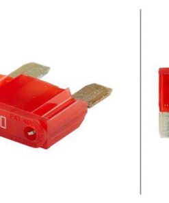 Fusible tipo Maxi 50A Longitud 34,1mm rojo paquete 10 unidades Hella