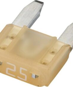 Fusible tipo enchufe Mini 25A Longitud 10,9mm blanco paquete 50 unidades Hella